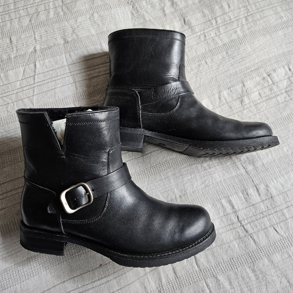 Frye Veronica Shearling Bootie Size 10M